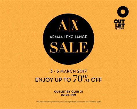 armani exchange outlet store|armani exchange clearance sale.